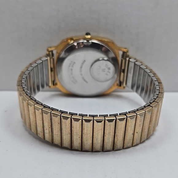 Vintage 1980s Timex Q 51611 Mens Watch Quartz Date New Battery Runs Rare Black - Picture 7 of 10